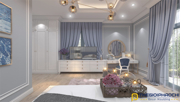 phào chỉ nhựa trang trí biệt thự bình dương 2